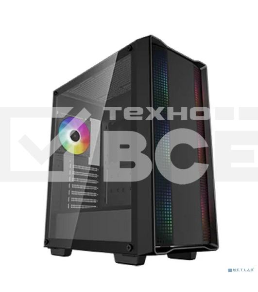 Компьютерный корпус MidiTower Deepcool CC560 A-RGB black (ATX, без БП, ARGB, USB3.2 Type-A+USB2.0 Type-A) (R-CC560-BKTAA4-G-2)