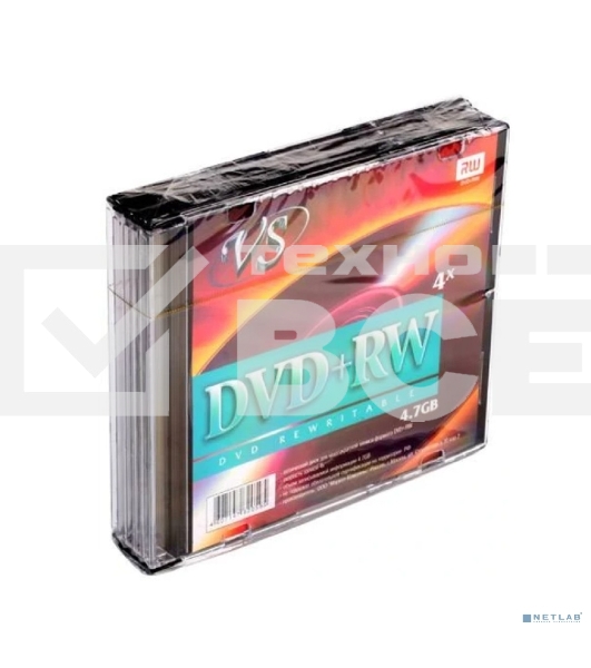 Диски VS DVD+RW 4,7 Gb 4x SL/5