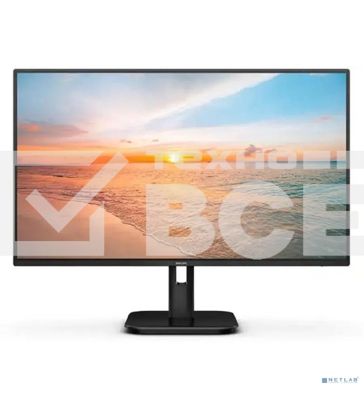Монитор 23.8' Philips 24E1N1200A IPS 1920x1080, 120 Гц, 4 мс, 16:9, 300 кд/м², HDMI 1.4, DP 1.2, VGA, 3.5 мм, динамики (2x2 Вт), черный