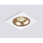Светильник встраиваемый Ambrella light TN102728 WH/GD белый/золото GU5.3 92*92*23, фото7