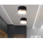 Светильник Ambrella light TN52359 BK/GD черный/золото GX53 max 12W D82*50, фото2