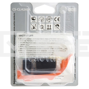 Картридж струйный Cactus CS-CLI426BK черный (8,4 мл.) для Canon MG5140/5240/6140/8140/MX884