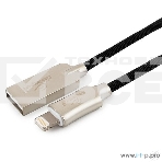 Кабель USB Cablexpert для Apple CC-P-APUSB02Bk-0.5M, MFI, AM/Lightning, серия Platinum, длина 0.5м, черный, блистер, фото3