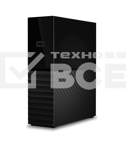 Накопитель на жестком магнитном диске WD Внешний жёсткий диск WD My Book (New) WDBBGB0120HBK-EESN 12ТБ 3,5