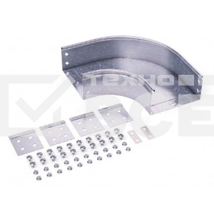 Угол для лотка горизонтальный 90град. 300х100 CPO 90 в комплекте с крепеж. элементами DKC 36044K