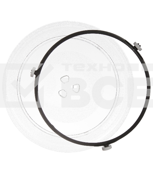 Микроволновая печь Hyundai HYM-D2073 черный, 23 л, 800 Вт, переключатели - кнопки, поворотный механизм