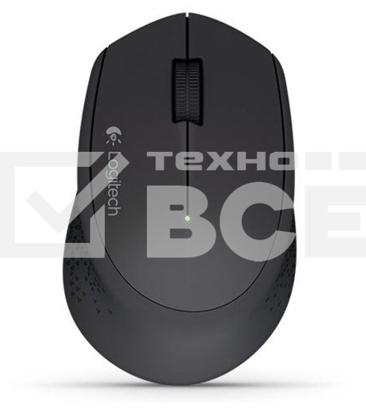Мышь беспроводная Logitech M280 черный, 1000 dpi, радиоканал, USB, кнопки - 3