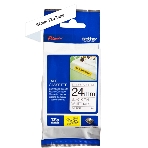 Наклейка ламинированная повышенной адгезии Brother TZe-S251 (24 мм черн/бел), фото2