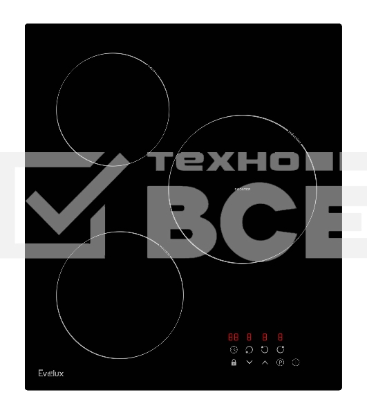 Варочная панель электрическая Evelux HEI 431 B