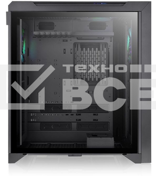 Компьютерный корпус Thermaltake CTE C700 TG ARGB черный без БП ATX 3x140mm 2xUSB3.0 audio bott PSU