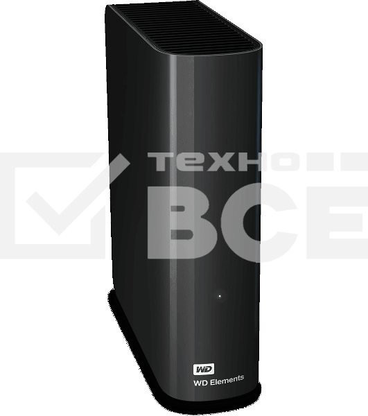 Внешний HDD 3.5' Western Digital Elements Desktop, 16TB, USB 3.2 Gen 1 Type-A, 5400 rpm, черный