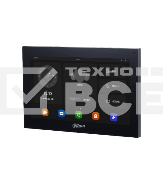 Видеодомофон Dahua DHI-VTH5341G-W черный