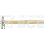 Молоток слесарный, 600 г, круглый боек, деревянная рукоятка Россия, фото2