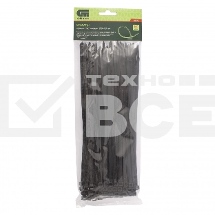 Хомуты Сибртех, 250 х 4,8 мм, пластиковые, черные, 100 шт.