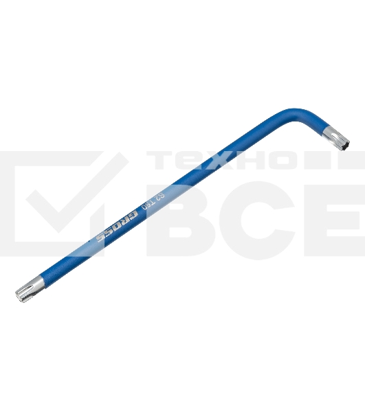 Набор ключей GROSS 16402имбусовых torx-tt 9шт: t10-t50 магнит s2 экстра-длин. хром/краска 9шт.