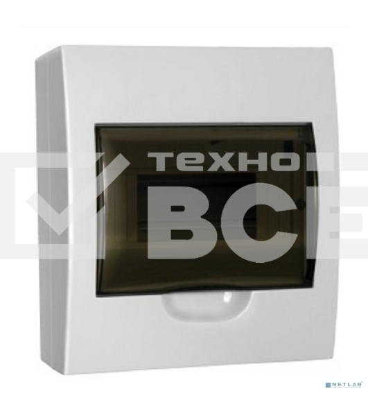 Корпус модульный пластиковый навесной ЩРН-П-8 IEK MKP12-N-08-40-20, 8 модулей, IP41