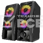 Колонки Sven 445, чёрный, USB, 2.0,2x3 Вт(RMS), подсветка, фото4