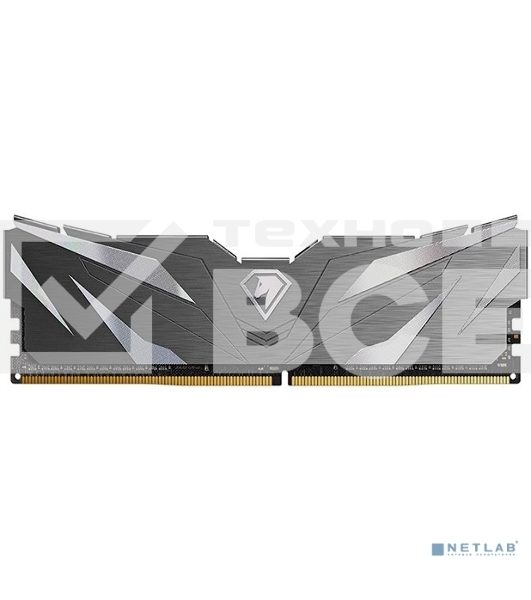 Оперативная память NETAC, DDR4, 8GB (1x8GB), 3600MHz, CL18, с радиатором, чёрный