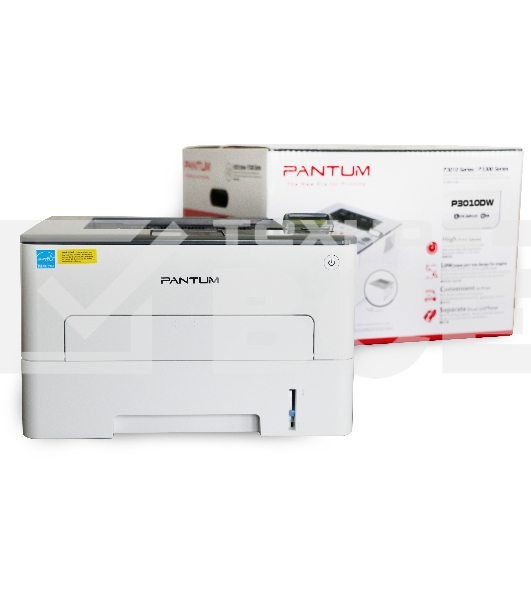 Принтер лазерный Pantum P3010DW, A4, ч/б, печ. до 30 стр/мин., 1200 x 1200 dpi, USB, RJ-45, Wi-Fi, NFC