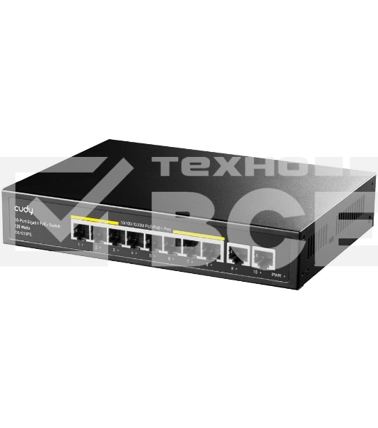 Коммутатор Cudy GS1010PE (L2) 10x1Гбит/с 8PoE+ 120W неуправляемый