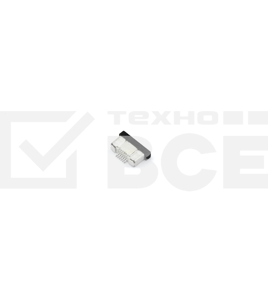 Разъем FPC Half Coverage Bottom Contact 0.5K-BX-6PWB 6 pin высота 2мм шаг 0,5мм