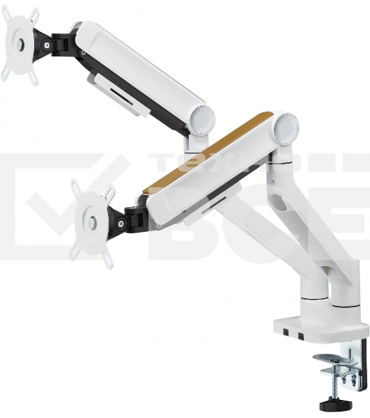 Кронштейн для мониторов Ultramounts UM733W белый 17'-32' макс.8кг настольный поворот и наклон