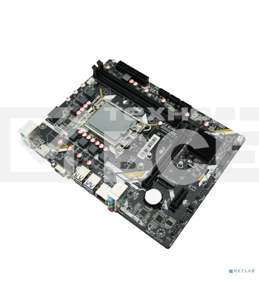Материнская плата CBR H610M Chipset H610, Socket 1700, 2хDDR4, mATX, VGA+HDMI, 1хPCIEx16,2хPCIEx1,1хM.2(PCIe NVMe Gen3 x4), 3хSATA3, 2хUSB2.0 + 2хUSB3.0, LAN 1Gb