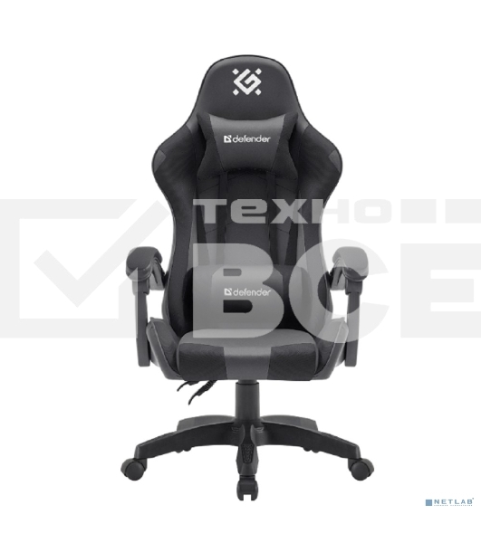 Кресло игровое Defender OKAS BLACK/GREY PU