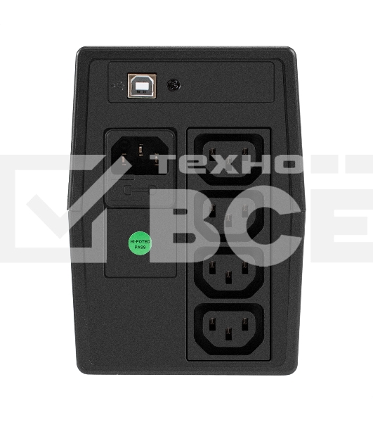 Источник бесперебойного питания ExeGate Power NB-1000.LED.AVR.4C13.USB (1000VA/650W, LED, AVR, 4*C13, USB, батарея 12V 9Ah, черный)