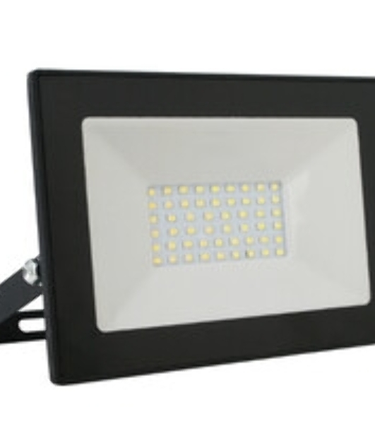 Прожектор светодиодный ULTRAFLASH 12317 LFL-5001 C02 черный LED SMD 50Вт 230В 6500К