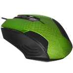 Мышь проводная Qumo Office M14 зеленый, 1000 dpi, USB, кнопки - 3, фото3