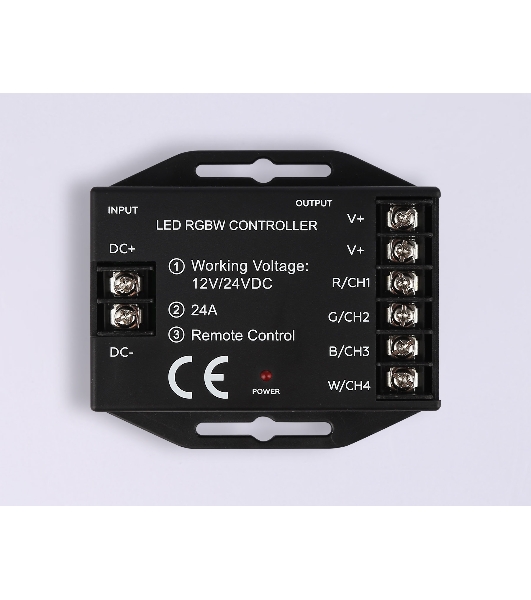 Контроллер GS11461 RGBW 24A 12V 288W/ 24V 576W (ПДУ Радио 2.4G AAA)