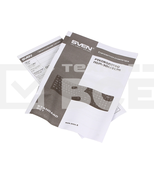 Клавиатура SVEN Standard 301 USB белая