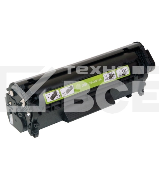 Картридж лазерный Cactus CS-Q2612AS (тип Q2612AS) черный (2000 стр.) для HP 1010/1012/1015/1018/1020/1020Plus/1022/3015/3020