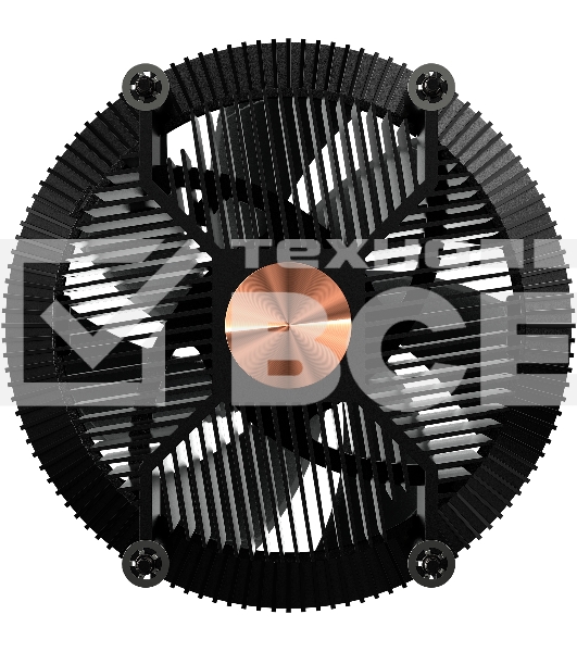 Кулер для процессора Cooler Master CPU Cooler A71C черный 120мм алюминий+медь 1800rpm 25db 4-pin 95W 60мм