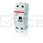 Выключатель автоматический дифференциального тока ABB 2CSF202004R1250 2мод. FH202 AC-25/0,03, фото 1