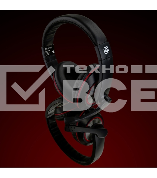 Гарнитура Oklick HS-L390G DRAGON black/red 1.8m (JD-728S)