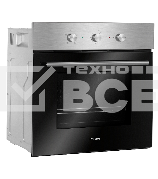 Духовой шкаф электрический Hyundai HEO 6632 IX серебристый, встраиваемый