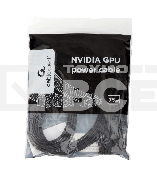 Кабель питания Cablexpert CC-PSU-2812 для видеокарт NVIDIA GPU 12-pin / 2 x 8-pin (6+2)