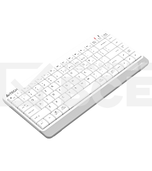 Клавиатура A4Tech Fstyler FBK11 беспроводная USB, Bluetooth/Радиоканал, белый/серый