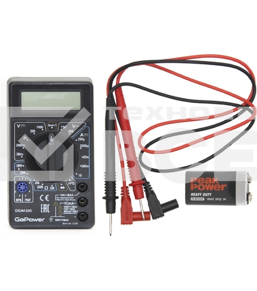 Мультиметр GoPower DigiM 100 (1/100)