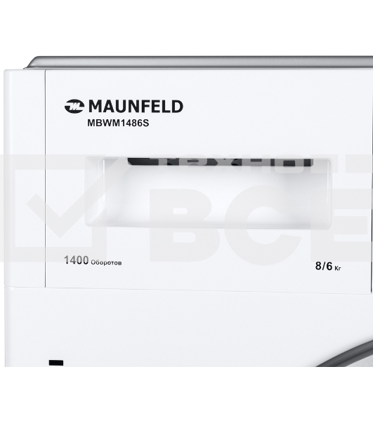 Встраиваемая стиральная машина Maunfeld MBWM1486S с сушкой