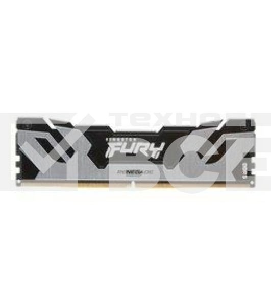 Оперативная память Kingston Fury Renegade, DDR5, 16GB (1x16GB), 6400MHz, CL32, с радиатором, серебристый/черный