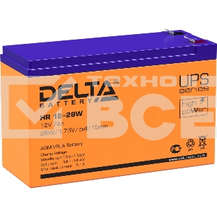 Батарея Delta HR 12-28 W (12V, 7Ah)