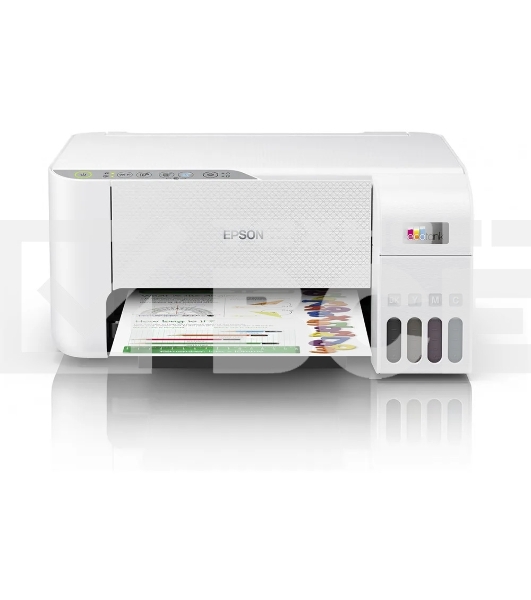 МФУ струйный Epson L3256 (C11CJ67407/C11CJ67414/C11CJ67421/C11CJ67519/C11CJ67504/C11CJ67524/C11CJ67516), A4 цветное, печ. до 10 стр/мин. (ч/б) до 5 стр/мин. (цвет), 1440 x 5760 dpi (печать) 1200x2400dpi (скан.), USB, Wi-Fi