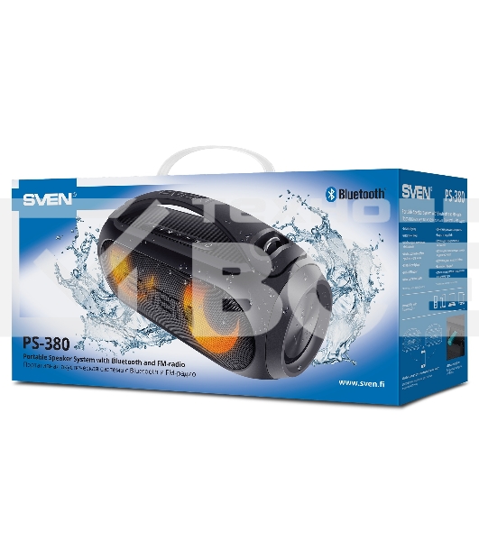 Мобильные колонки Sven PS-380 2.0 черный