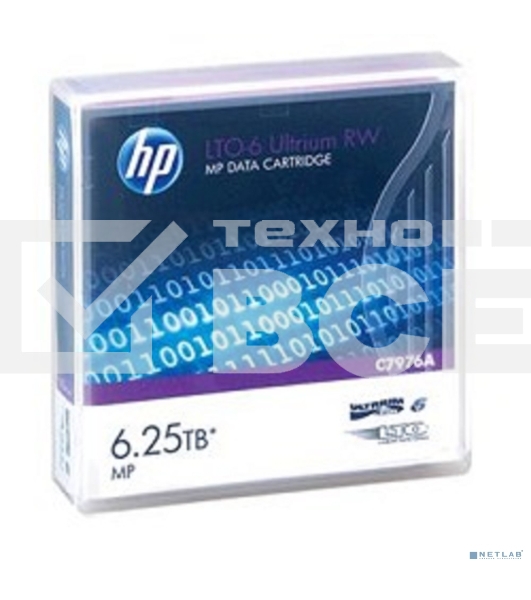 Картридж Hewlett-Packard LTO-6 Ultrium 6.25TB (C7976A)