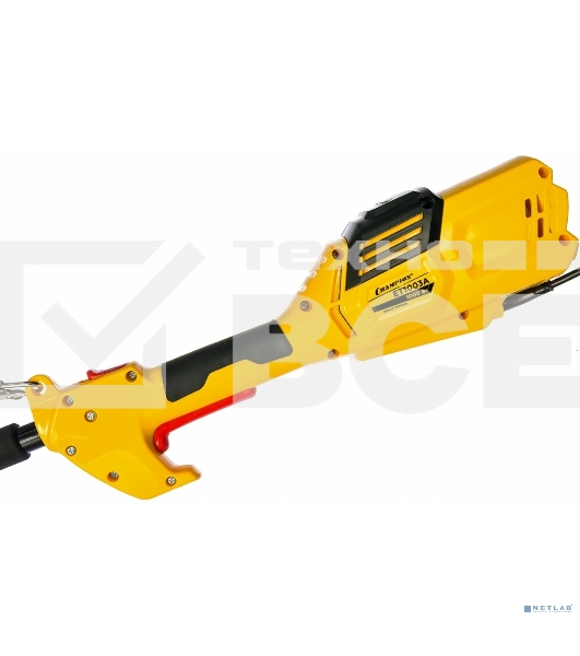 Триммер электрический CHAMPION ET1003A 1000Вт 35см верхний двиг., изогнутая разъемная штанга 3.9кг