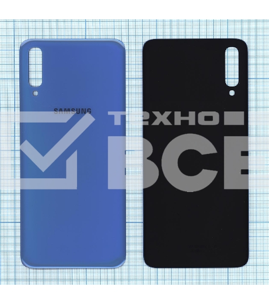 Задняя крышка для Samsung A705F Galaxy A70 (2019) синяя
