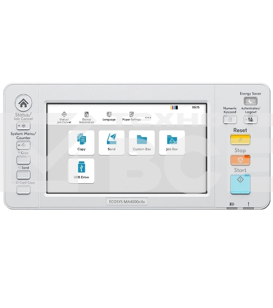 МФУ лазерный Kyocera ECOSYS MA4000cifx (replaces M6635cidn) (1102Z53NL0), A4, цветной, печ. 40 стр/мин., скан. до 60 стр/мин (ч/б) 50 стр/мин (цвет.), 1200 x 1200 dpi (печать) 600 x 600 dpi (скан.), Ethernet, USB